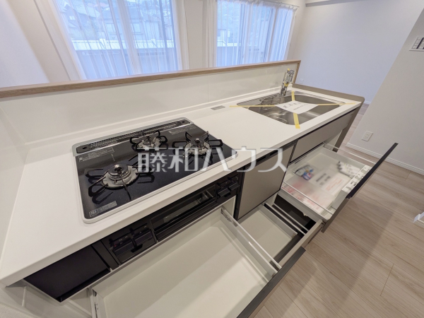 キッチンのスライド収納　【ライオンズテラス高幡不動】