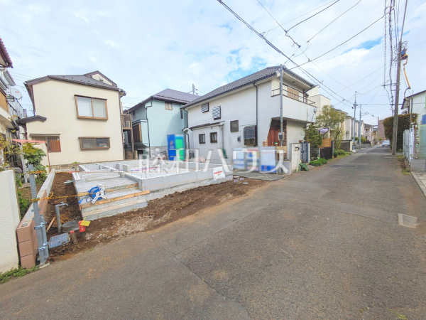 接道状況および現場風景　【小平市回田町】