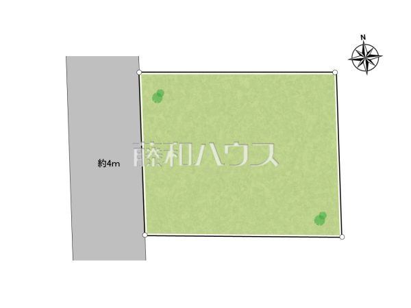 全体区画図　【小平市回田町】