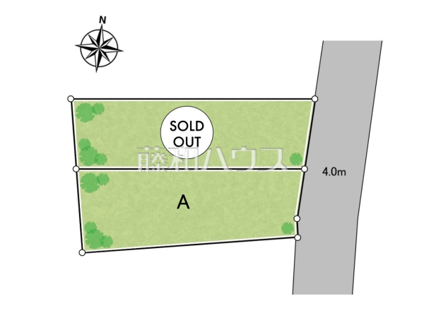 全体区画図　【中野区若宮１丁目】