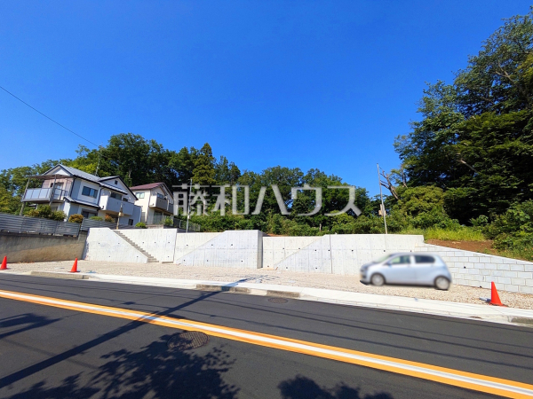 接道状況および現場風景　【稲城市坂浜】