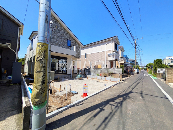 接道状況および現場風景　【小金井市中町４丁目】