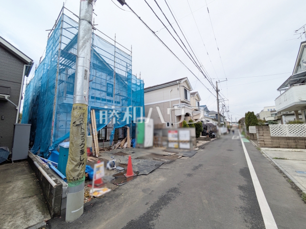 接道状況および現場風景　【小金井市中町４丁目】