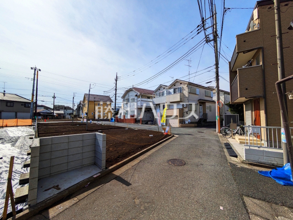 接道状況および現場風景　【練馬区土支田３丁目】