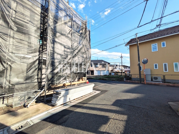 接道状況および現場風景　【練馬区土支田３丁目】
