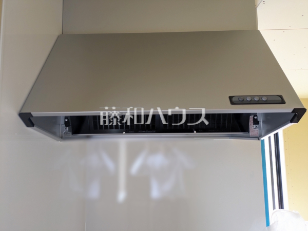 B号棟　レンジフード(施工中)　【練馬区土支田３丁目】