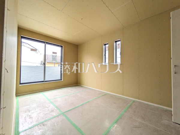 C号棟　居室(施工中)　【練馬区土支田３丁目】