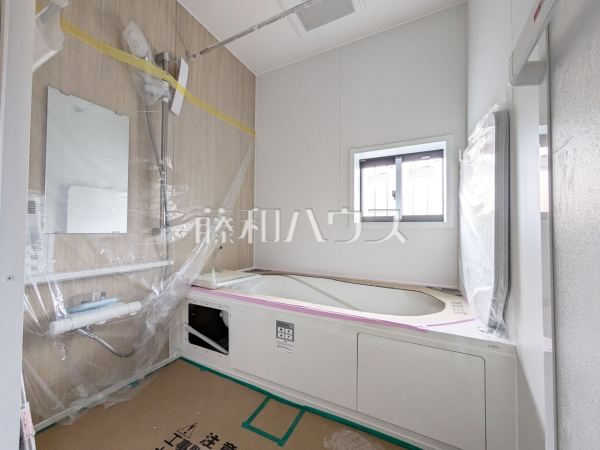 C号棟　浴室(施工中)　【練馬区土支田３丁目】