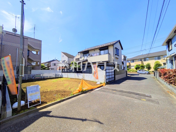 接道状況および現場風景　【調布市仙川町３丁目】