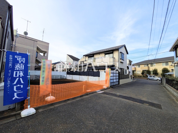 接道状況および現場風景　【調布市仙川町３丁目】