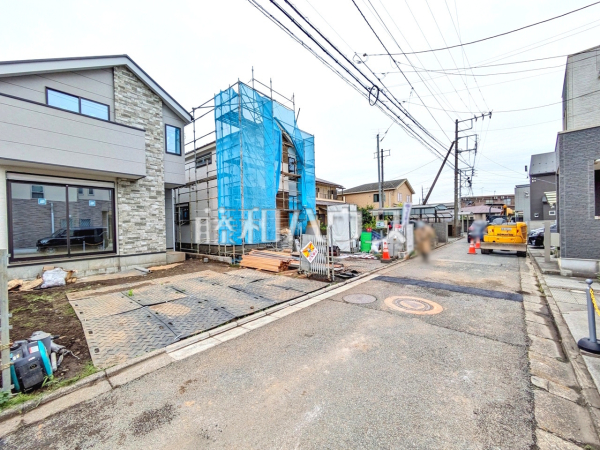 接道状況および現場風景　【昭島市緑町５丁目】