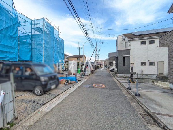 接道状況および現場風景　【昭島市緑町５丁目】