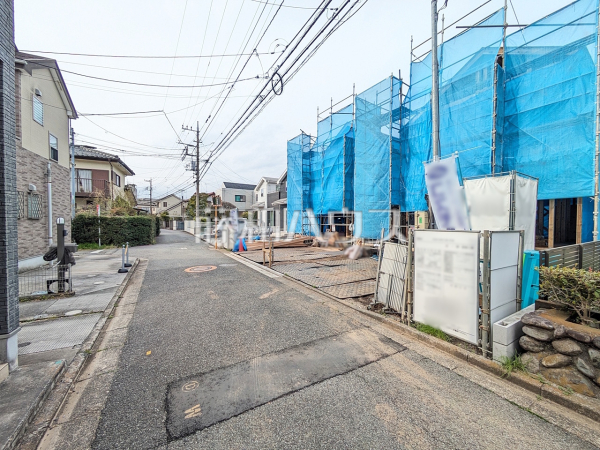 接道状況および現場風景　【昭島市緑町５丁目】