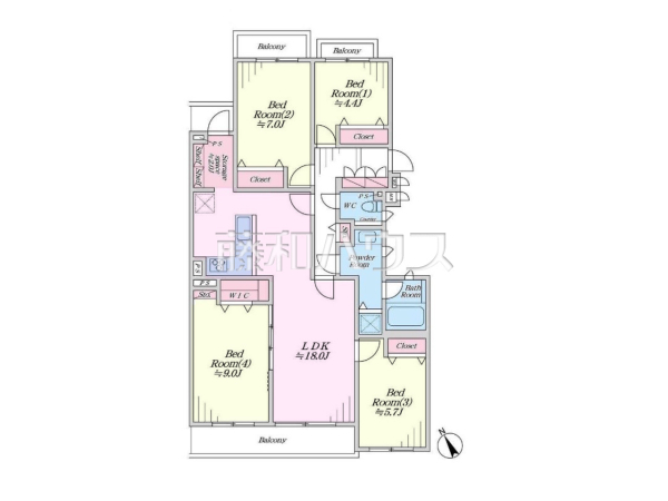 間取図 【ホームタウン松木】 間取図 【ホームタウン松木】