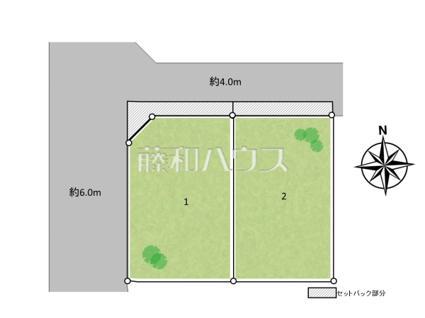 全体区画図　【調布市深大寺東町７丁目】