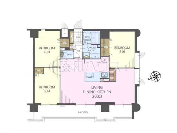 間取図　【アムール和白駅】