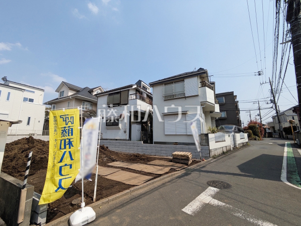 接道状況および現場風景　【狛江市岩戸南３丁目】