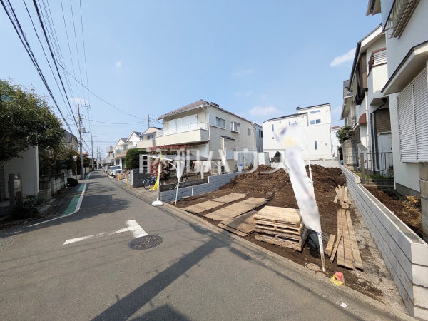 接道状況および現場風景　【狛江市岩戸南３丁目】