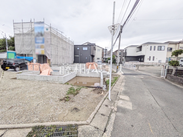 接道状況および現場風景　【福岡市南区横手３丁目】
