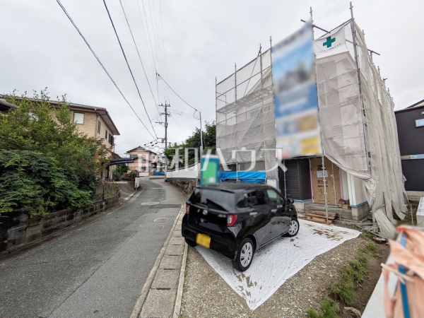 接道状況および現場風景　【福岡市南区横手３丁目】