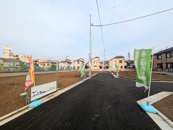 接道状況および現場風景　【調布市菊野台２丁目】