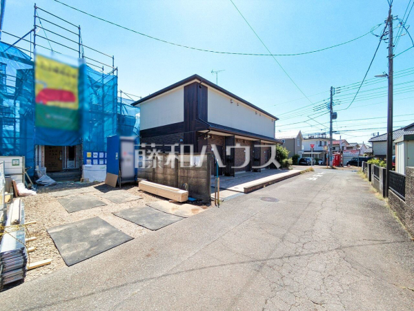 接道状況および現場風景　【昭島市東町４丁目】