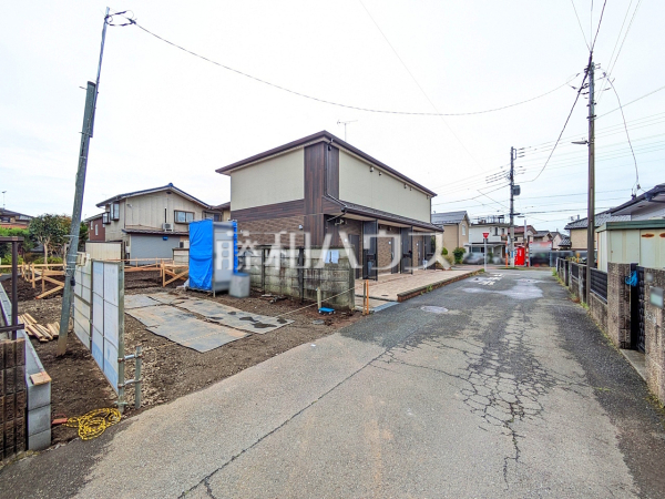 接道状況および現場風景　【昭島市東町４丁目】