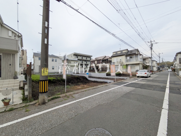接道状況および現場風景　【日野市東豊田４丁目】