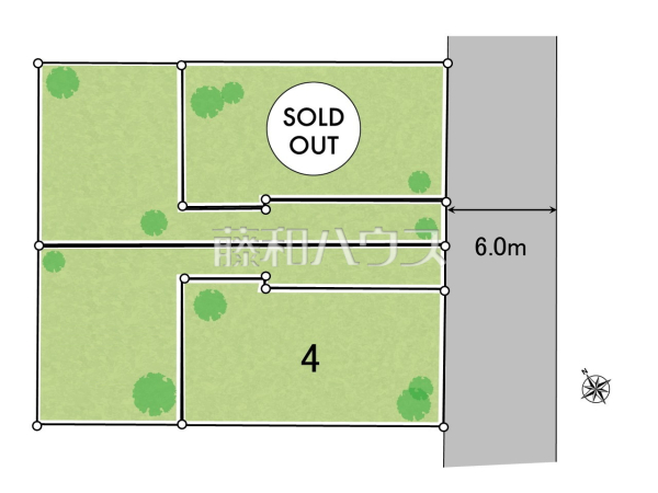 全体区画図　【日野市東豊田４丁目】 周辺環境はもちろん、日当たりや設備仕様など、実際に行ってみないと分からないことも多くございます。営業担当がご案内いたしますので、お気軽にお問い合わせください。 