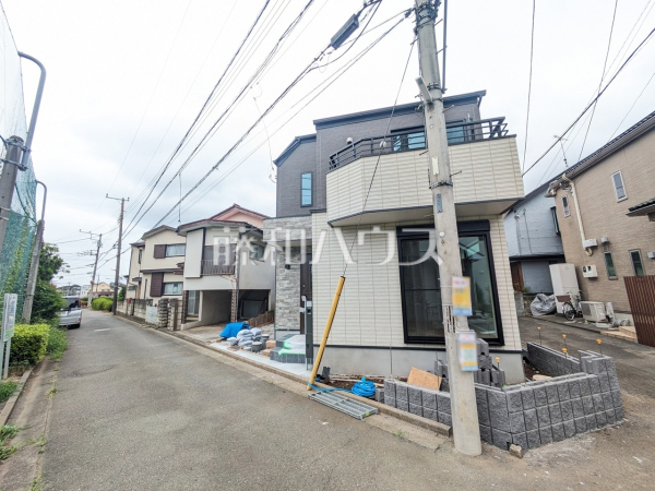 接道状況および現場風景　【清瀬市上清戸１丁目】