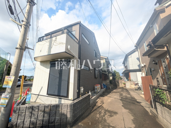 接道状況および現場風景　【清瀬市上清戸１丁目】