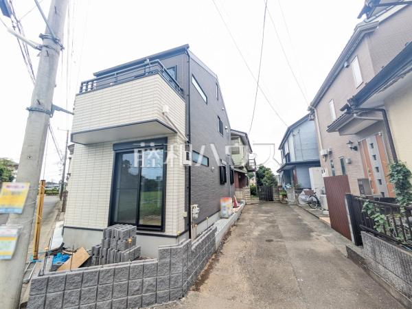 接道状況および現場風景　【清瀬市上清戸１丁目】