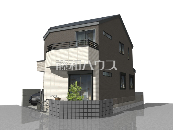 【実質3LDKの使い心地】全室南向き×LDK20帖以上の開放感！
完成予想図（外観）　【清瀬市上清戸１丁目】