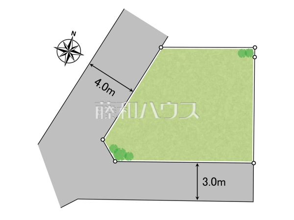 区画図　【清瀬市上清戸１丁目】