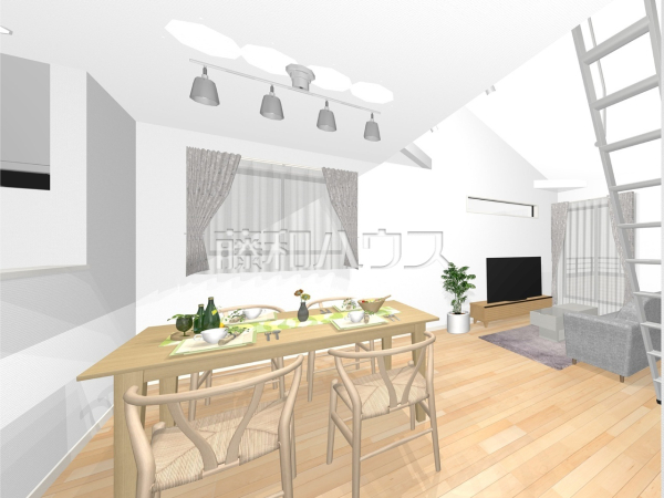 【断熱性能5(ZEH)】 夏は涼しく冬は暖かい、家計にも優しい省エネ適合住宅です。
完成予想図（外観）　【清瀬市上清戸１丁目】