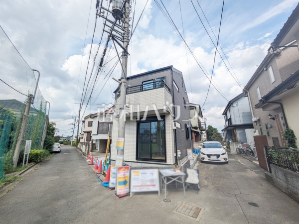 接道状況および現場風景　【清瀬市上清戸１丁目】