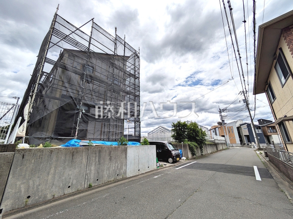 接道状況および現場風景　【日野市新町５丁目】