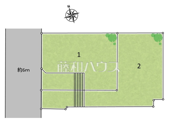 全体区画図　【日野市新町５丁目】