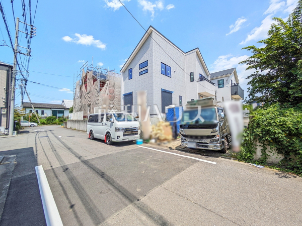 接道状況および現場風景　【日野市新町５丁目】