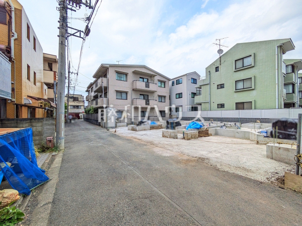接道状況および現場風景　【小金井市本町２丁目】