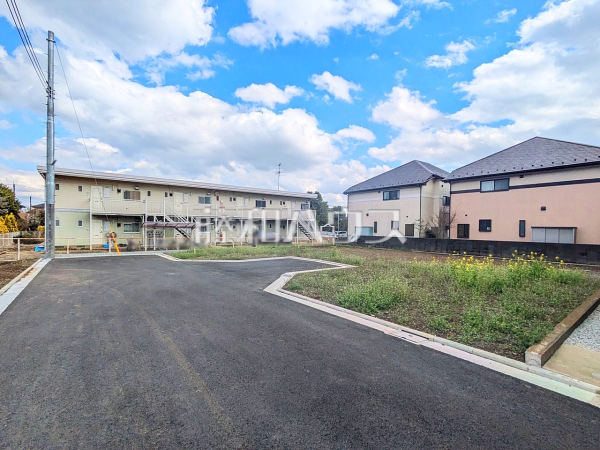 接道状況および現場風景　【立川市柏町２丁目】
