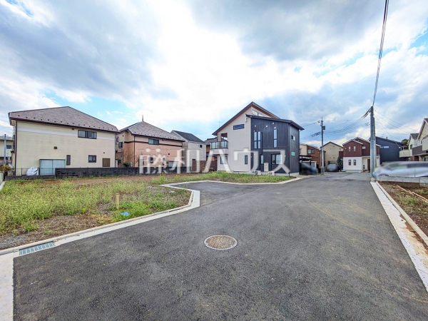 接道状況および現場風景　【立川市柏町２丁目】