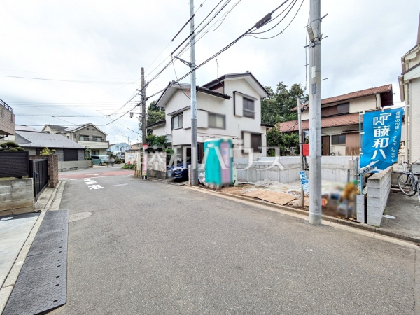 接道状況および現場風景　【東村山市青葉町２丁目】