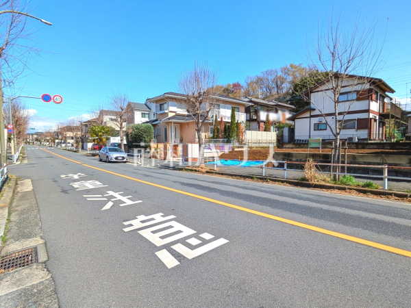 接道状況および現場風景　【八王子市片倉町】
