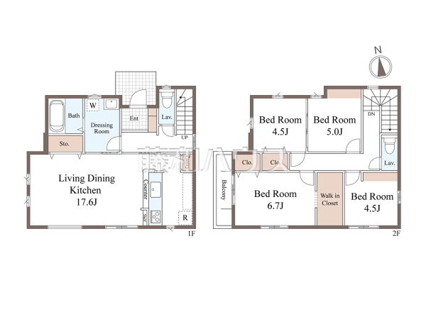 間取図　【福岡市城南区松山１丁目】