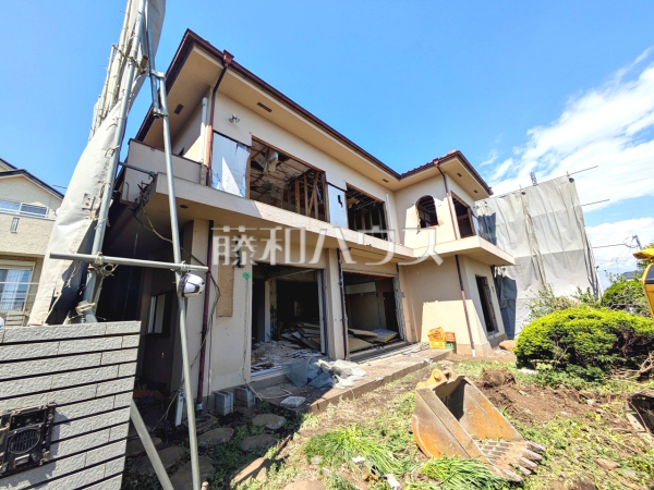 現地写真（解体中）　【東村山市廻田町４丁目】