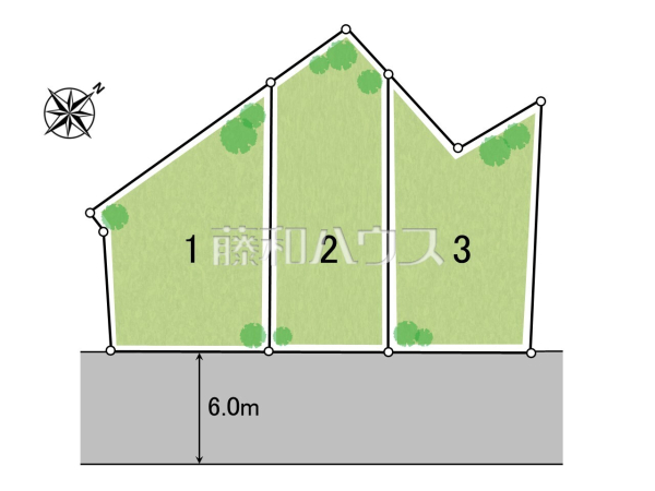 全体区画図　【練馬区豊玉北４丁目】