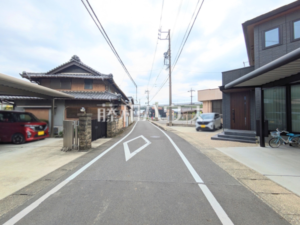 接道状況および現場風景　【西春日井郡豊山町大字青山字東栄】