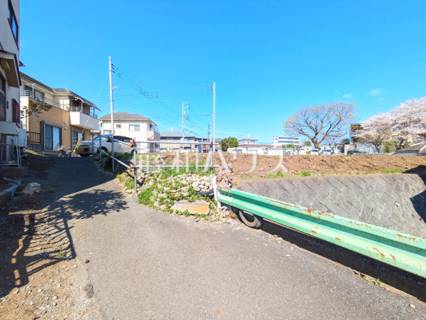 接道状況および現場風景　【昭島市田中町２丁目】