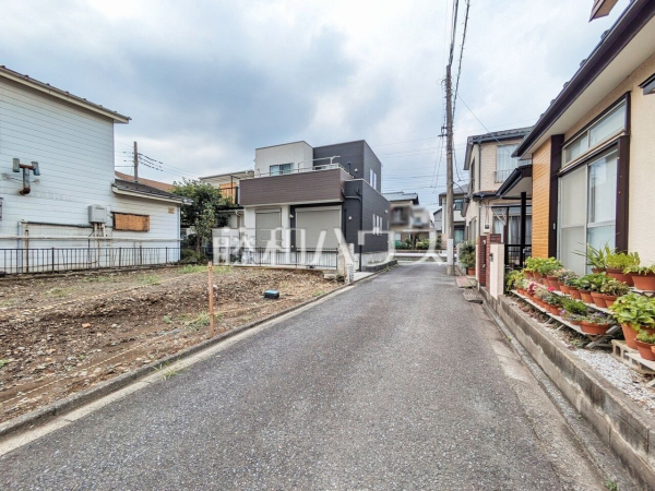 接道状況および現場風景　【富士見市山室１丁目】